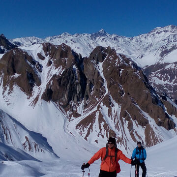 Skialpinistický výstup na Kazbeg